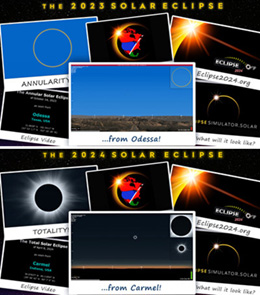 Eclipse2024.org's Eclipse Simulator videos