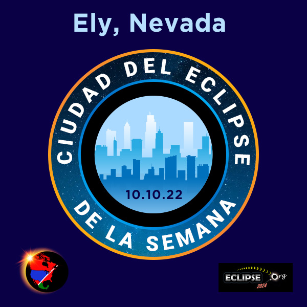 Ely NV ciudad de la semana del eclipse de 2023