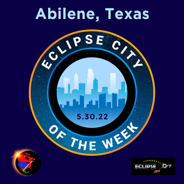 Abilene TX ville de la semaine du éclipse de 2023