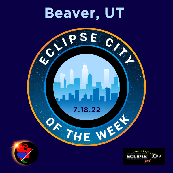 Beaver cidade da semana do eclipse de 2023